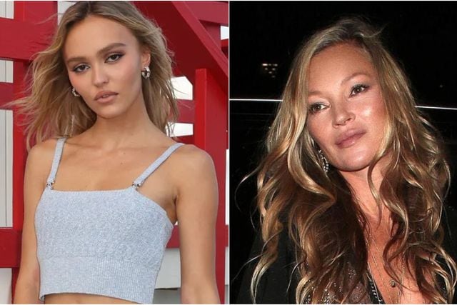 Lily-Rose Depp y Kate Moss