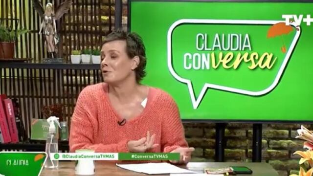 Claudia Conserva y su duro mensaje