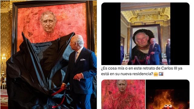 Los memes que dejó el polémico retrato del rey Carlos III
