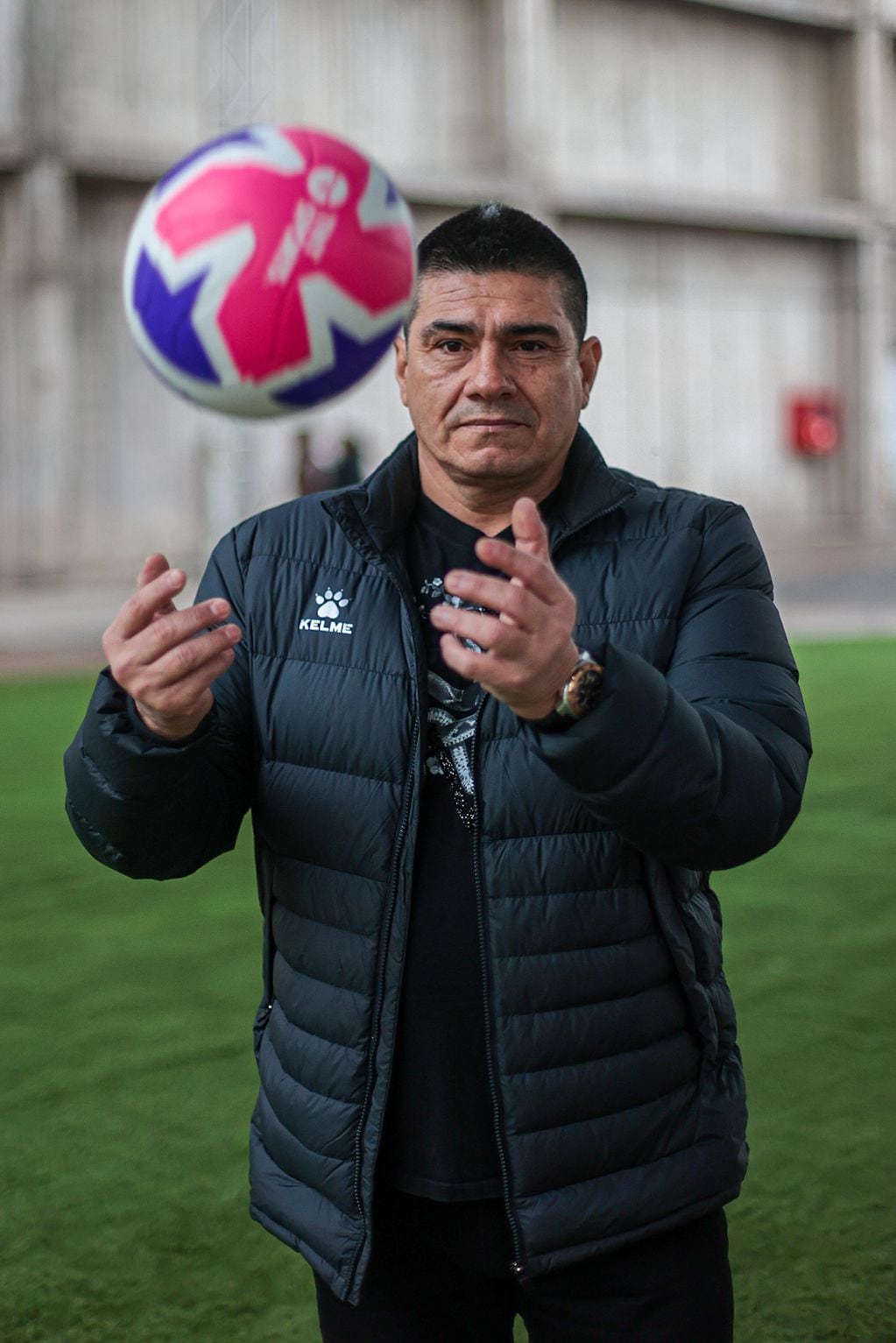 Marcelo Vega, exfutbolista, ahora analista y "vidente" en Todos somos técnicos. Foto: Luis Sevilla, La Cuarta.