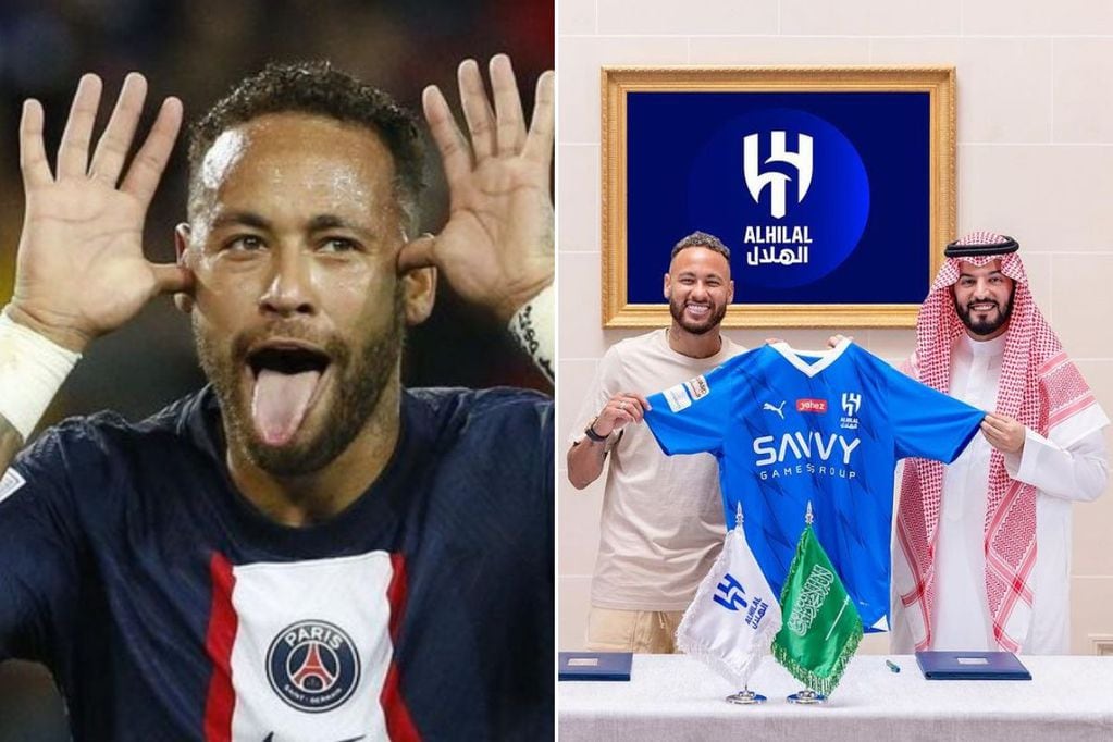 Neymar fue oficializado este martes en el Al-Hilal de Arabia Saudita.