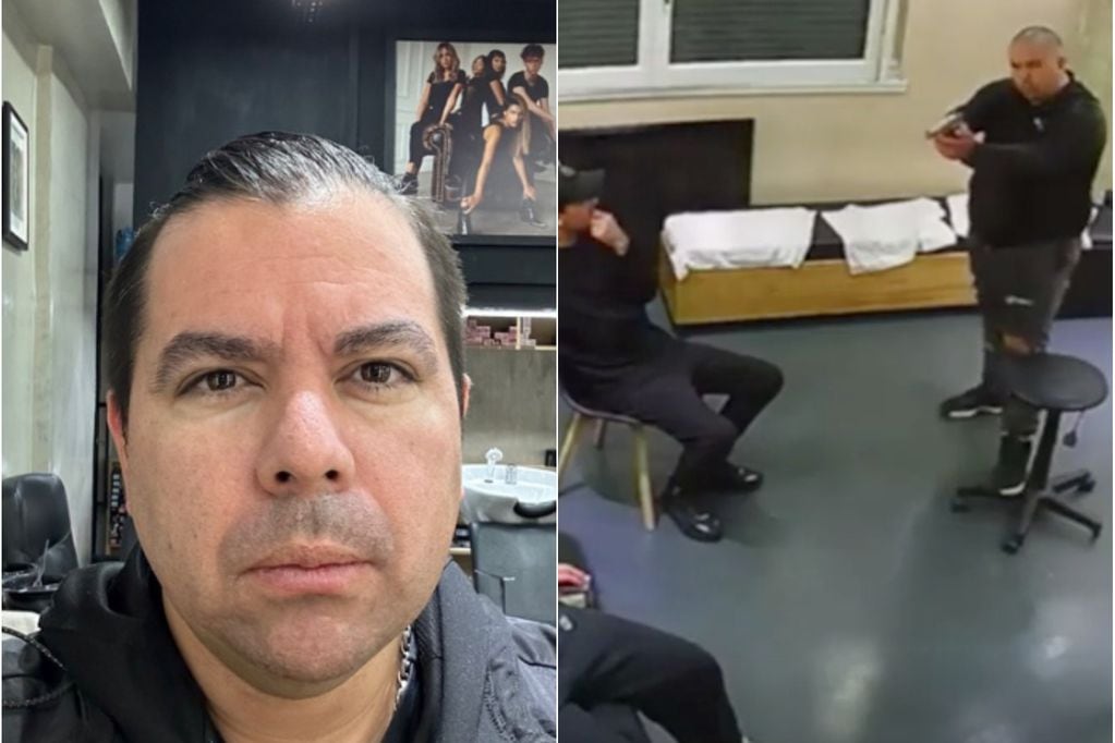Qué se sabe de Luis Abel Guzmán, el peluquero que le disparó a sangre fría a su colega y está prófugo.