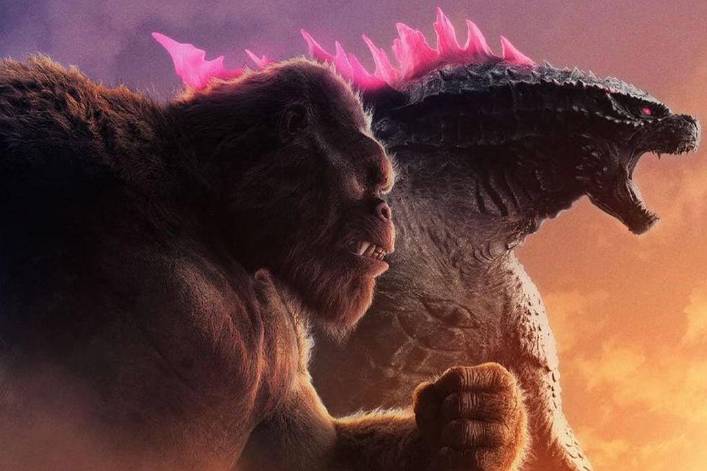 Dónde ver la nueva película Godzilla x Kong. Foto Instagram.