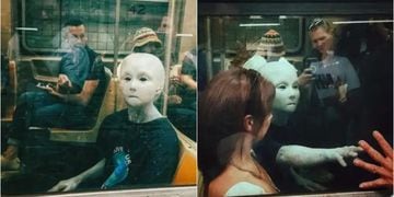 viralizan registros de extraterrestre recorriendo las calles de Nueva York