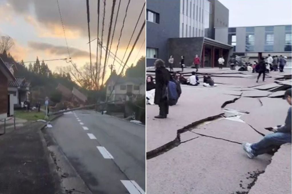 Imágenes revelan el daño que dejó el terremoto en Japón 2024.