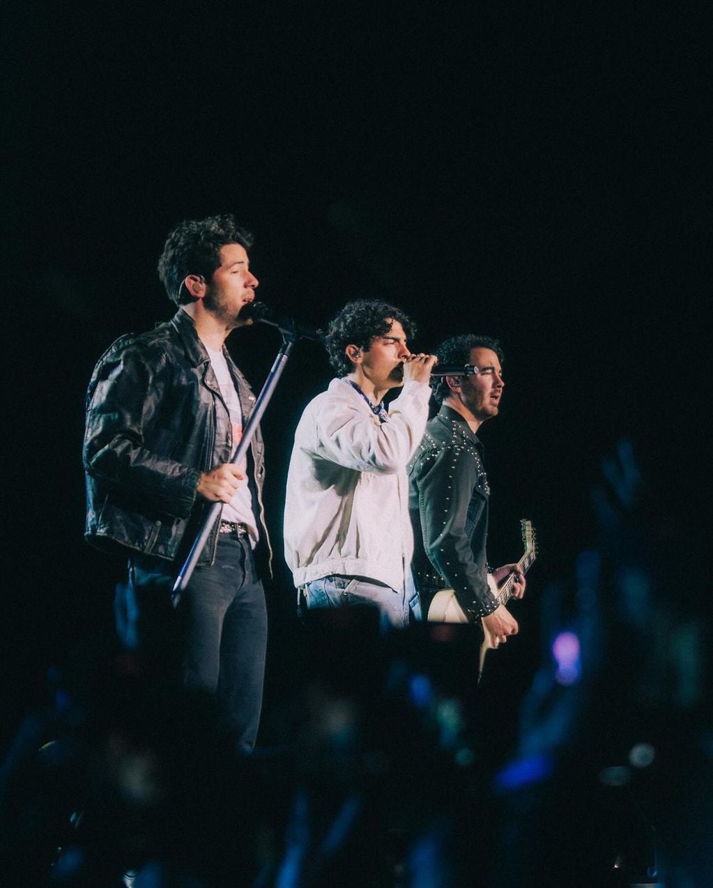 Jonas Brothers en Chile. Foto: @andieborie