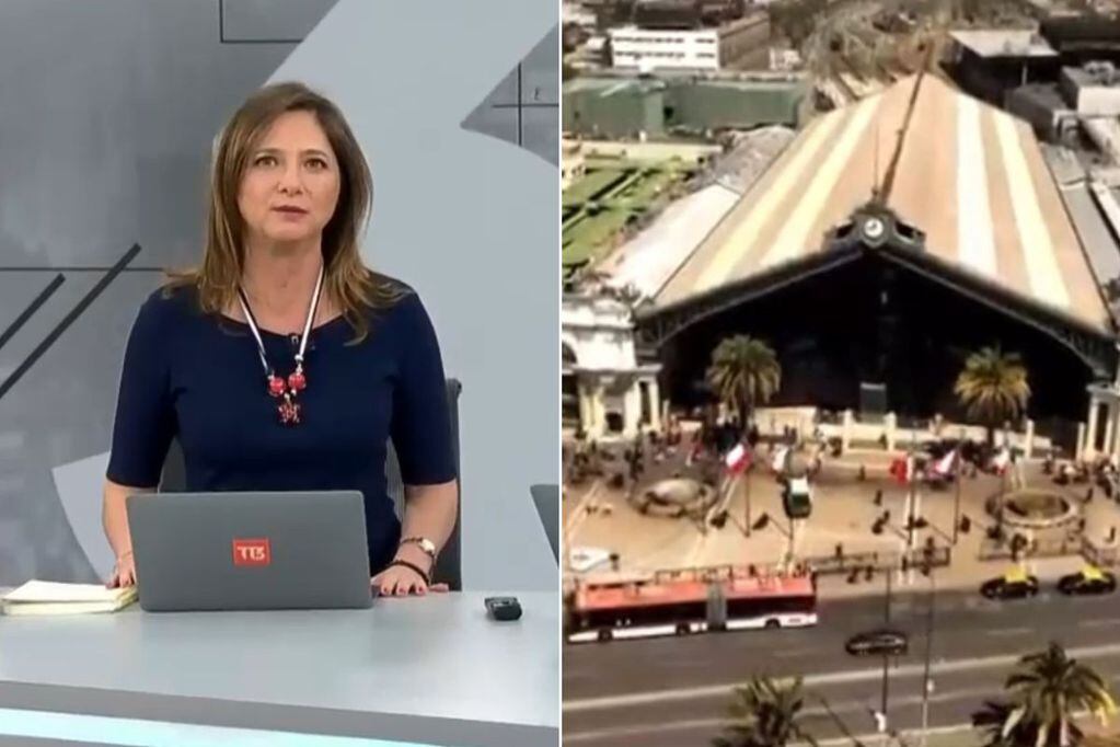 Mónica Pérez lanzó una comentada opinión al ver la Estación Central desde el aire.