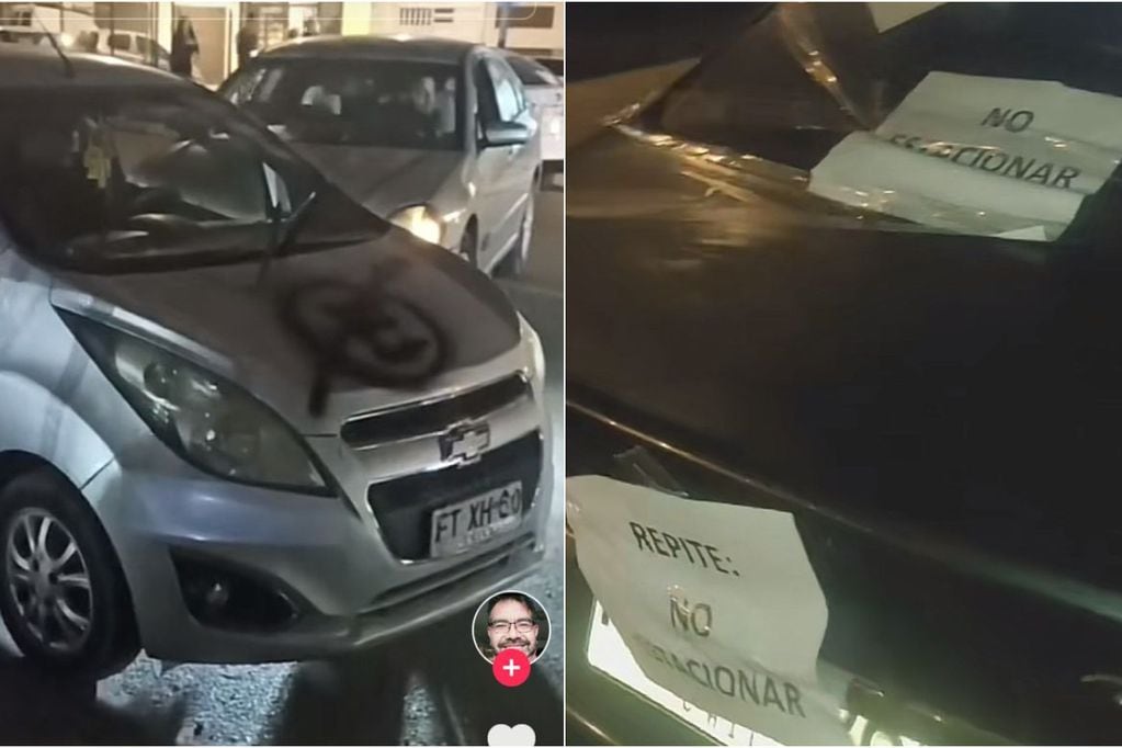 Vecinos furia con conductores que no respetaban cartel de “no estacionar” en Antofagasta