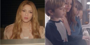 Shakira y sus hijos en Acróstico