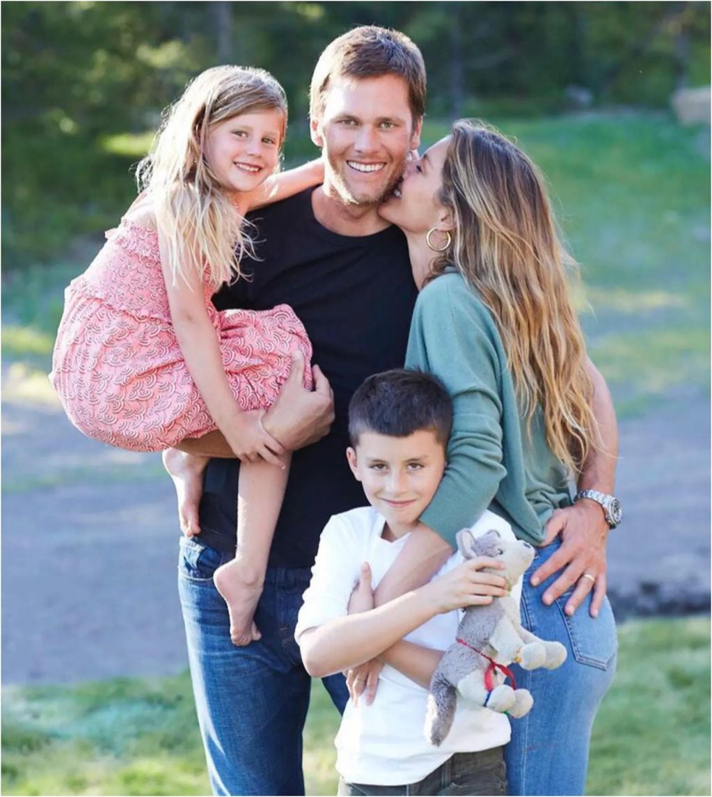 Gisele Bündchen, Tom Brady y sus hijos