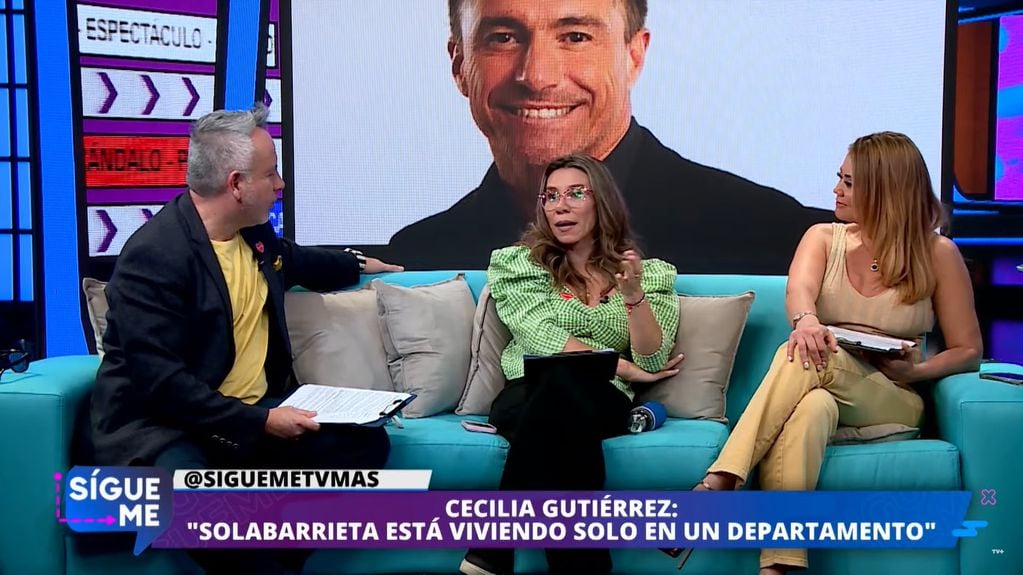 Cecilia Gutiérrez aseguró que Fernando Solabarrieta estaría "viviendo solo en un departamento"