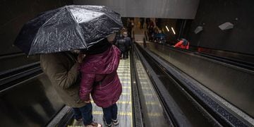 Fuerte lluvia en la Región Metropolitana