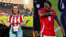 “Antes de opinar...”: Larissa Riquelme dispara contra Arturo Vidal por gesto a hinchas paraguayos