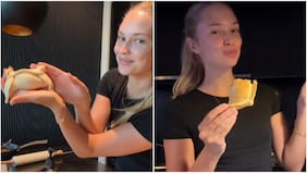 Alexandra Litvinova, pareja de Alexis Sánchez, se lució en redes sociales al preparar sus primeras empanadas: “Celebrando el dieciocho”