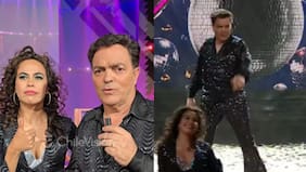 Video: Felipe Izquierdo no logró agarrar a su bailarina y se dio porrazo