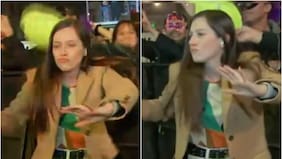 Darynka Marcic nuevamente fue tendencia y arrasó con su carisma y bailes en transmisión de Año Nuevo