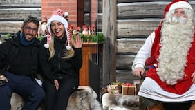 "Hicimos una fila gigante para el Viejo Pascuero. Nos toca a nosotros. ¡Oh, no prende la cámara! Mi celular tampoco...": relata Dani Urrizola sobre su viaje al Polo Norte para encontrarse con Santa Claus