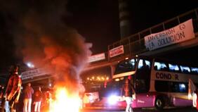 Trabajadores de Codelco protestan por segundo día consecutivo tras fallida reunión en La Moneda