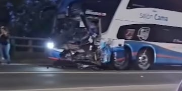 accidente en Puente Llacolén