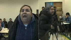 “¡Nosotros nunca vimos esos videos!”: sujeto interrumpe Concejo Municipal de Lo Espejo y agrede a equipo de Canal 13