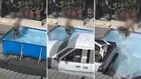 Camioneta arrasó con piscina callejera y niño salvó de milagro: conductor desquiciado dejó la grande en Puente Alto