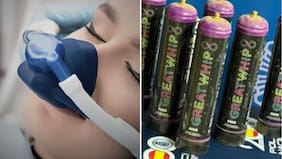 Francia quiere prohibir el uso del “gas de la risa”, la droga de moda en Europa