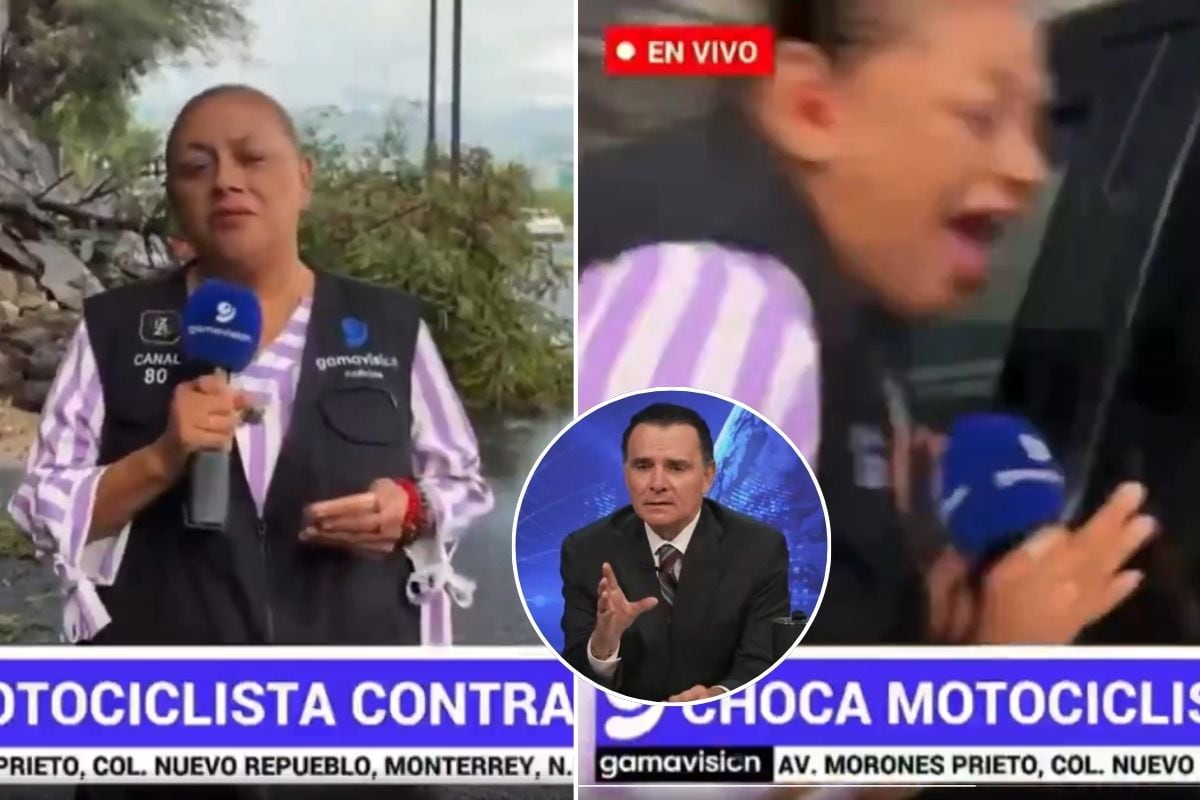 Impactantes imágenes: atropellan a periodista y camarógrafo en pleno despacho en vivo