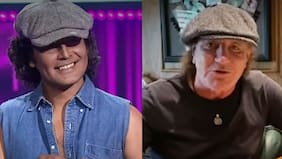 "Estoy contigo...": el "épico" mensaje que el cantante de AC/DC Brian Johnson le envió a su imitador en Yo Soy