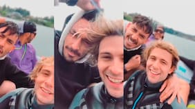 ¿Qué hace Joaquín Méndez con Mauricio Pinilla en el lago Rapel?