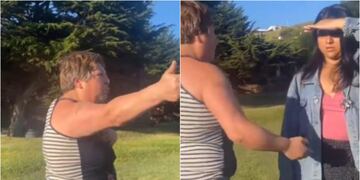 Dueña camping lago Budi