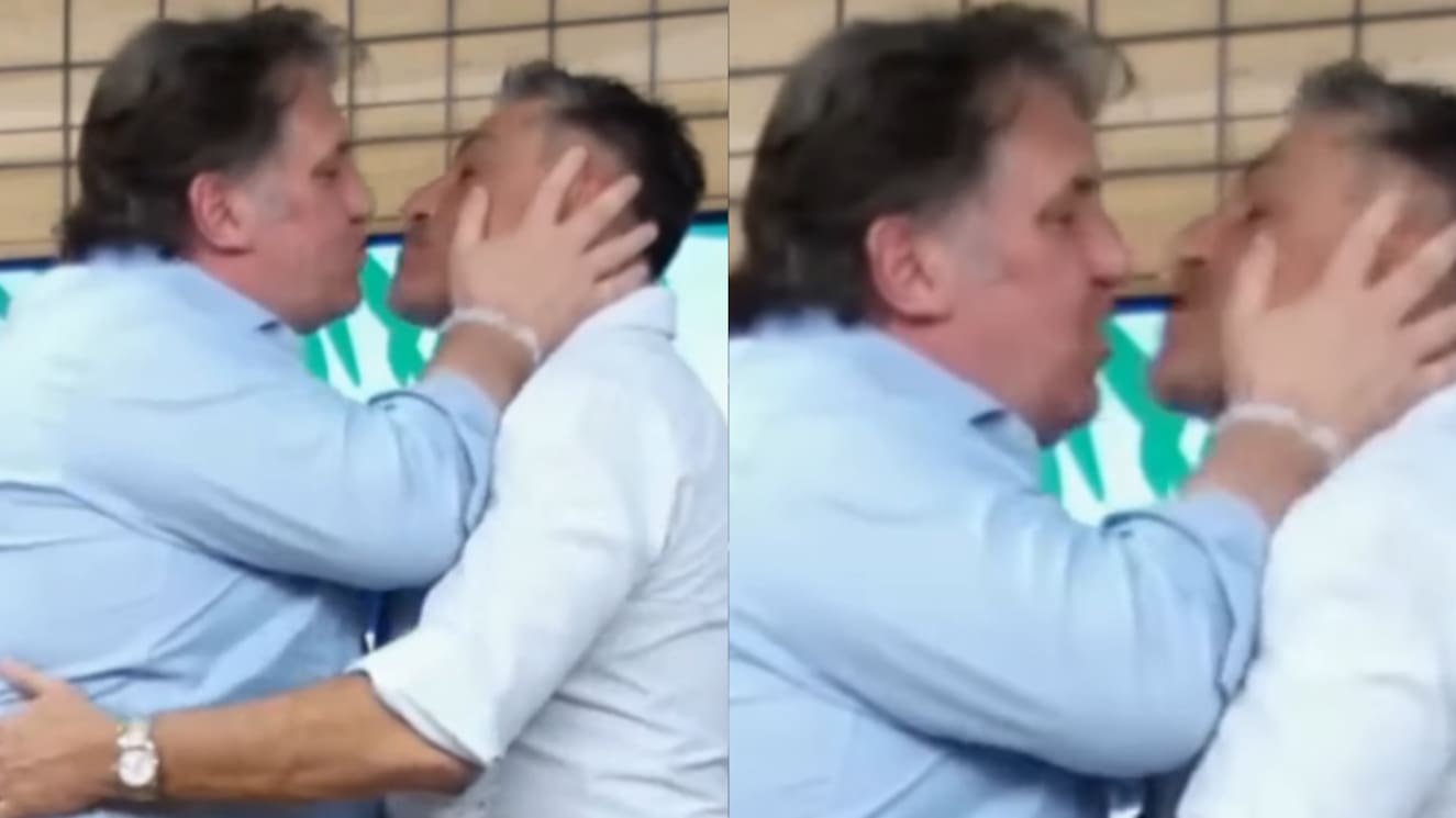 “Una vez me encajó un pi...”: con calugazo y corrida de mano fue la reconciliación de Solabarrieta y Tudor