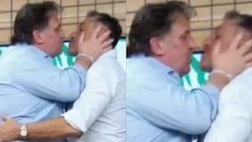 “Una vez me encajó un pi...”: con calugazo y corrida de mano fue la reconciliación de Solabarrieta y Tudor