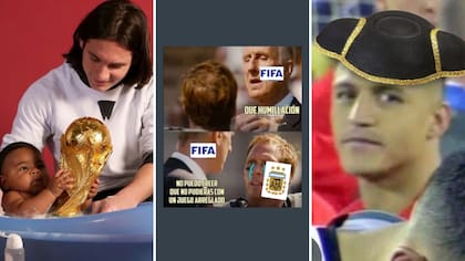 Del baño de Messi a Alexis Sánchez: los memes no perdonaron a Argentina tras perder la final del Mundial