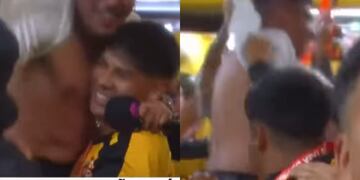 Periodista quedó semidesnudo en celebración de título de Coquimbo Unido: los mismos jugadores lo empelotaron