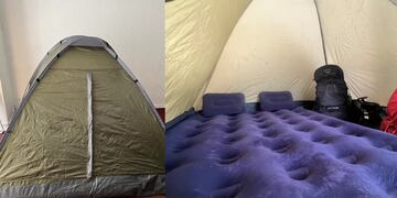 Que oferton: Arriendan carpa 5 estrellas en Airbnb para alojarse en Santiago