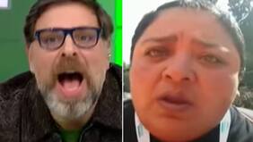 Neme casi se va de espalda: mujer que lo enfrentó en vivo era una falsa dirigenta de megatoma y es acusada de feo engaño