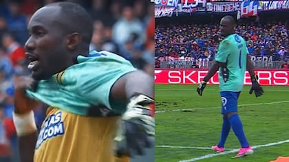 Waterman las hizo todas: le anotó un golazo a Universidad de Chile y terminó jugando de arquero