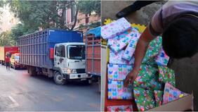 “¡En camino!”: Bomberos de Santiago llevan regalos de Navidad para niños afectados por incendios en Viña de Mar