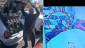 Imágenes sensibles: buscan a venezolano por brutal fierrazo que dejó a chofer luchando por su vida en la Posta Central