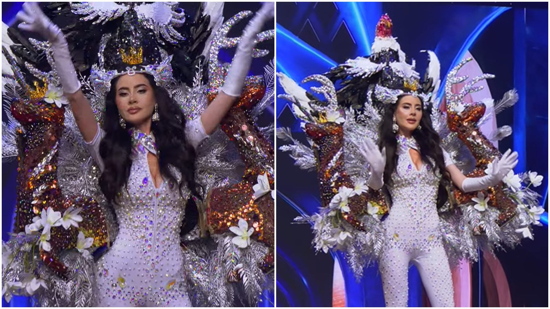 Inspirado en el escudo nacional: así fue el traje típico que lució Ignacia Michelson en el Miss Grand International