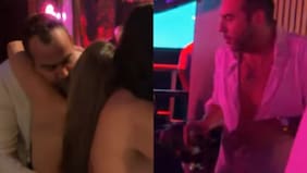 Grabaron a Francisco Kaminski muy cariñoso y perreando con una mujer en cumpleaños de Adriana Barrientos