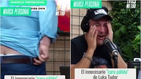 El inesperado cara pálida de Luka Tudor: exdelantero dejó al descubierto sus “atributos” en vivo