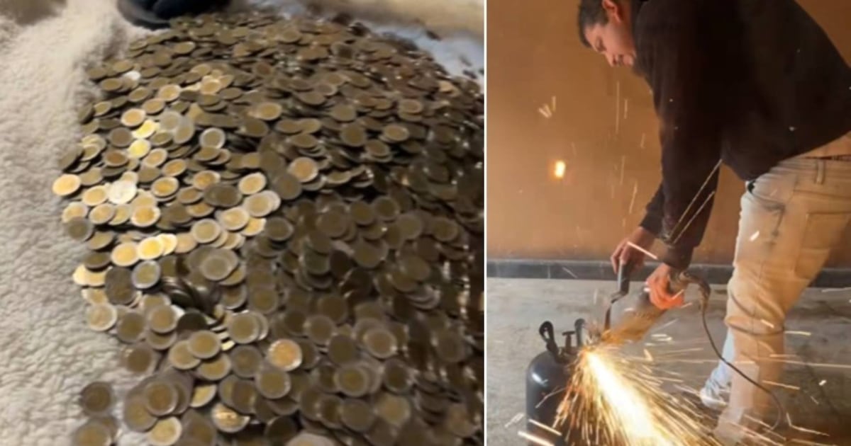 Chileno acumula más de tres millones de pesos en monedas de 500