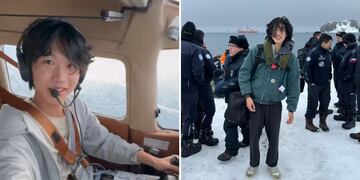 La odisea de Ethan Guo en la Antártica: del aterrizaje forzoso a 65 días retenido en una base chilena