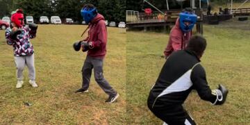 Virales influencers Misterbis chileno, Wasonkin y Carlitos Neuquén tuvieron su “esperada batalla”