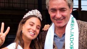 "La Tita es una foca más, un pescado más, una ballena más en el mar... Cómo quiere a los animales", expresa Emeterio Ureta sobre su hija elegida Embajadora de Viña 2023