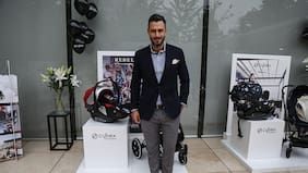 Marcelo Marocchino mostró a su hijo recién nacido