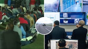 Al estilo Bukele y hasta con seguimiento en streaming: Trasladan a 191 peligrosos reos a cárcel de Talca