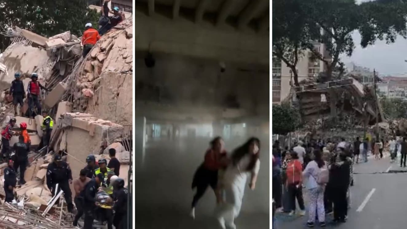 Impactantes imágenes de catástrofe en Venezuela: violento terremoto provoca desplome de edificios