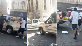 Vendedores ambulantes agredieron a inspectores municipales durante fiscalización en Plaza de Armas: video captó el momento